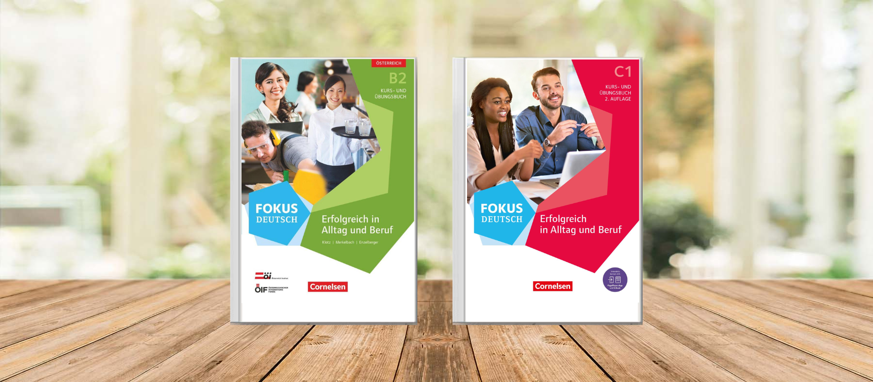 Lehrbücher Fokus Deutsch B2 und C1 für Deutschkurse in Wien | IFU Sprachschulung GmbH