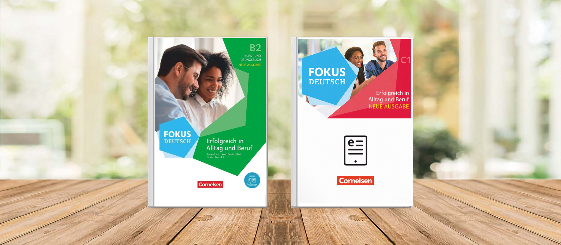 Lehrbücher Fokus Deutsch B2 und C1 für Deutschkurse in Wien | IFU Sprachschulung GmbH
